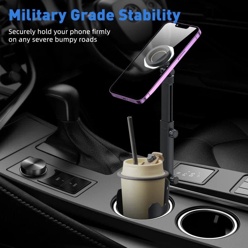 Car 2-1 Mobile Phone Holder Cup Holder Mobile Phone Holder Vertical Horizontal Rotation Universal Drink Holder