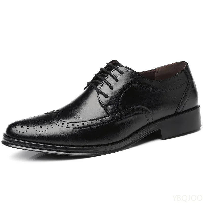 Fashionable men's office formal shoes low cut daily comfortable pointed multifunctional men's wedding men's shoes
