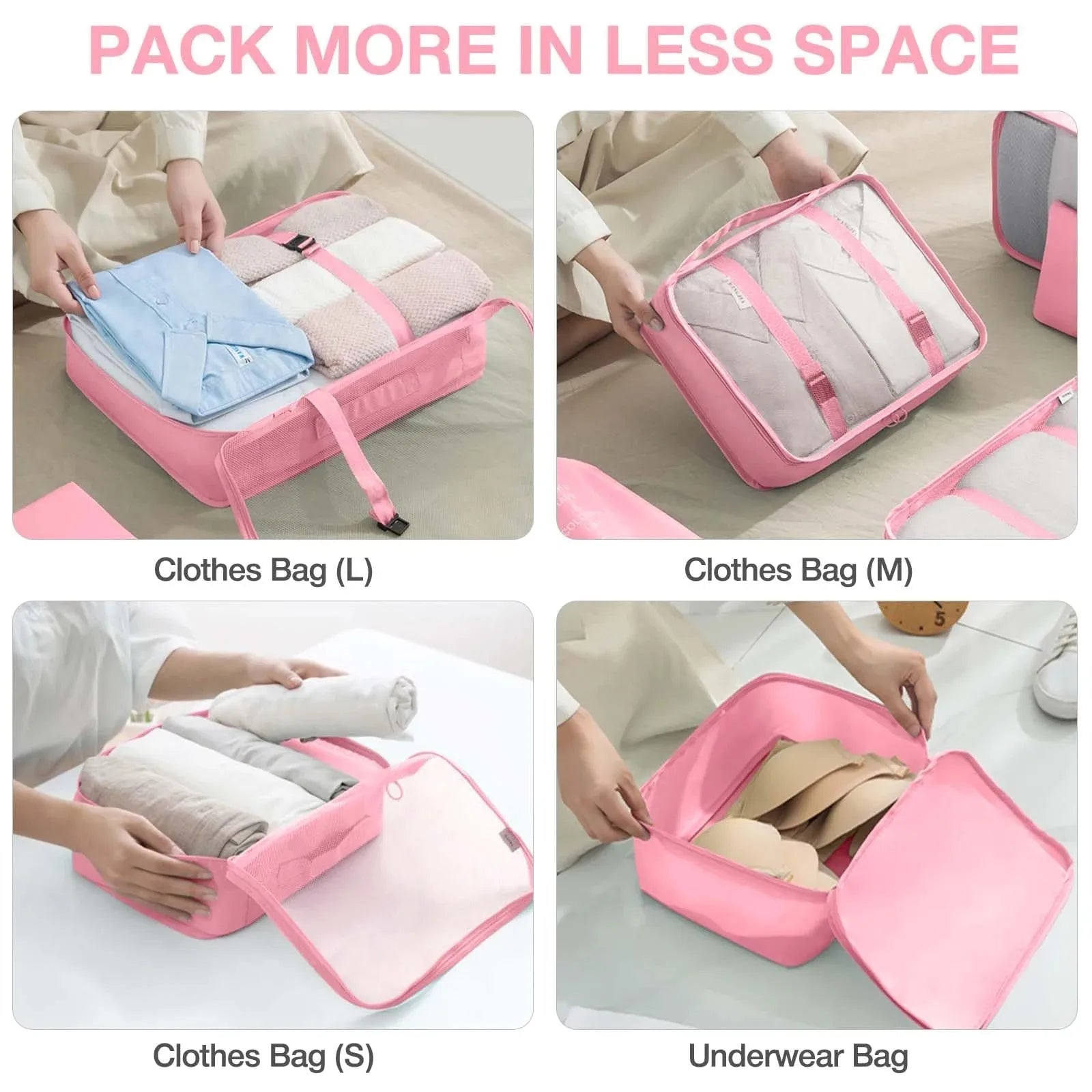 Travel Set Storage Bags Clothes Digital Toiletries Shoes Organizer bag Student Dormitories Clothing Sorting Bags Packing Cubes
