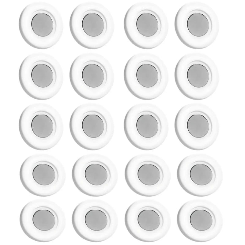 20Pcs No-Drill Magnetic Wall Mount Organizer Remote Control Storage Set for TV, Fan, Air Conditioner
