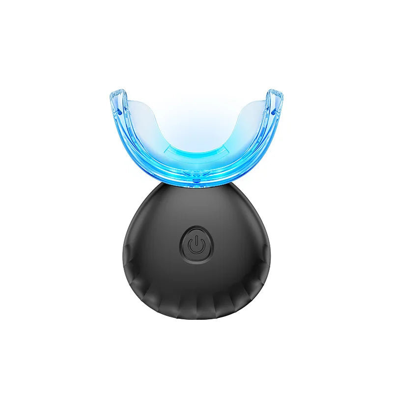 Teeth Whitening Kit with Wireless Charging, LED Light Teeth Whitener & Gel, At-Home White Smile Care System