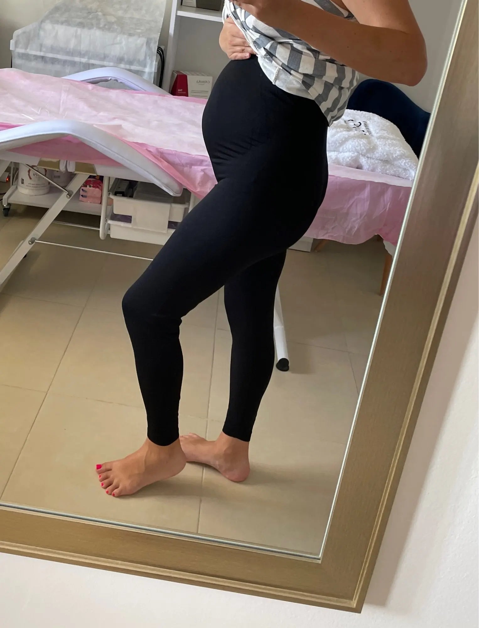 Pregnant  High Waist Belly Leggings  Body Shaping Pants Maternity Leggings y Pregnancy leggings for pregnant women