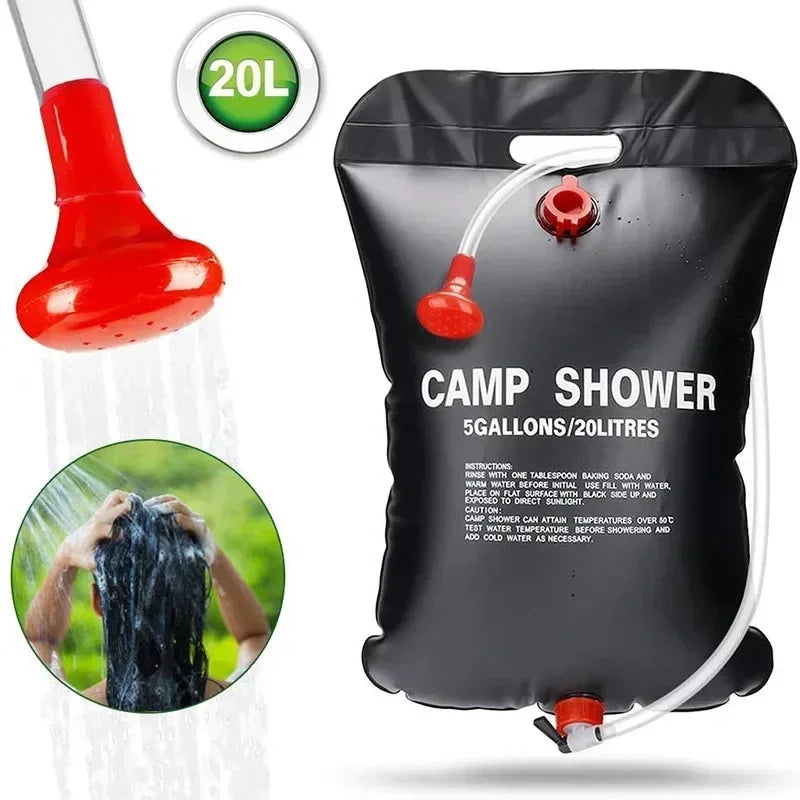 Portable Solar Camp Shower (20L)