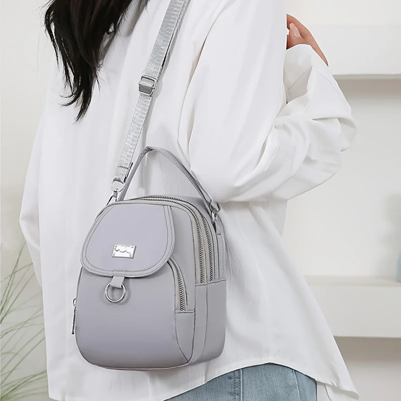 Hot Crossbody Bag Solider Color For Women Fashion Portable Casual Bag Students Cross Body Shoulder Bag