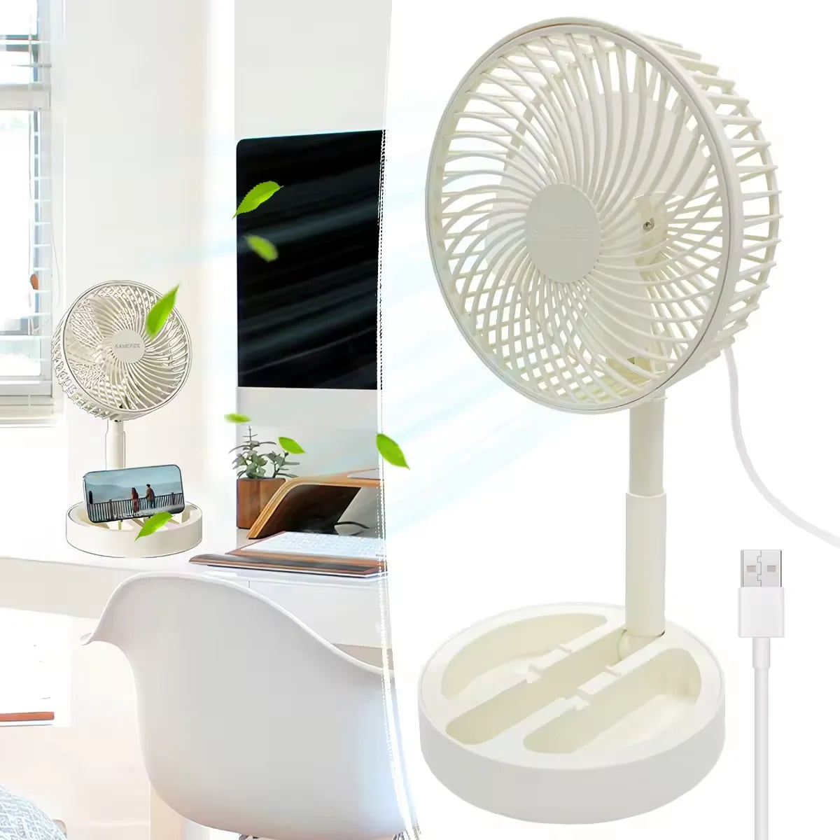 New Small Electric Fan Home Dormitory Office Desktop High Wind Fan Portable Cooling fan Table Air circulators Fans Air Cooler