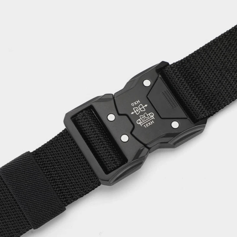 New 1pcs Versatile Men's Tactical Belts - Durable, Adjustable Design - for Outdoor Hunting & Sports Enthusiasts Men Belt