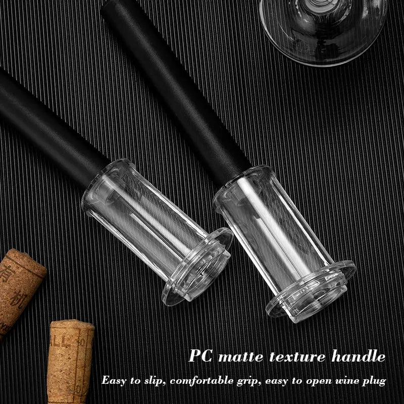 Portable Wine Bottle Opener Wine Pump Corkscrew Air Pressure Stopper Pin Jar Cork Remover Kitchen Tools Bar Wine Accessories