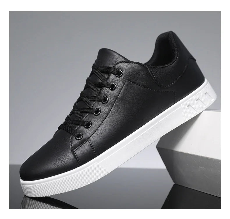 Casual Shoes Loafers British Leather Sneakers Flats Shoes Classic Men Leather Shoes Spring Summer New Trendy All-match Platform