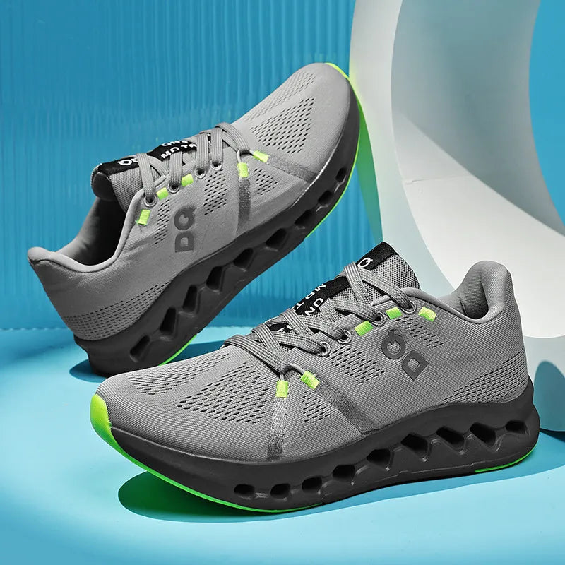 New men's sports shoes breathable mesh shoes casual shoes outdoor running shoes with cushioning and lightweight design