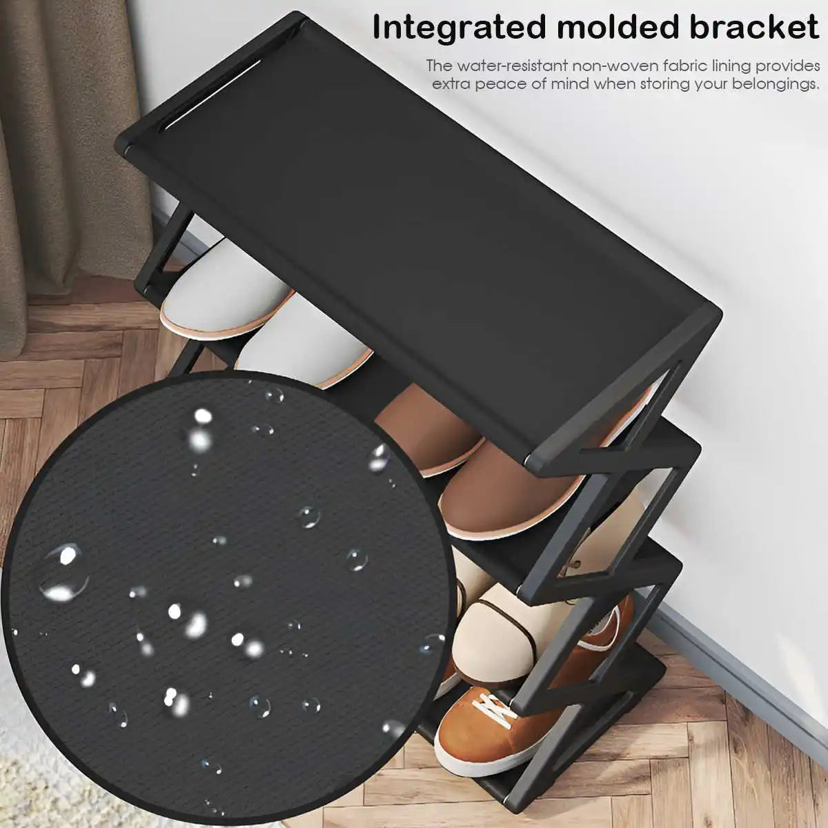 Hot 4-Tier X-Type Shoe Storage Rack, Dorm Rooms Multifunctional X-shaped Dust-proof Storage Rack for Entryways Hallways Bedrooms