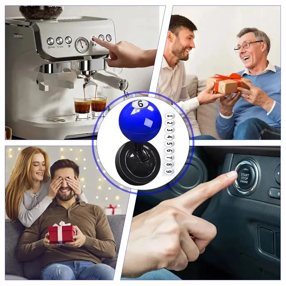 Car Start Button Joystick Snooker Push to Start Buttons Durable Car Ignition Button Protector Auto Engine Start Stop Joystick