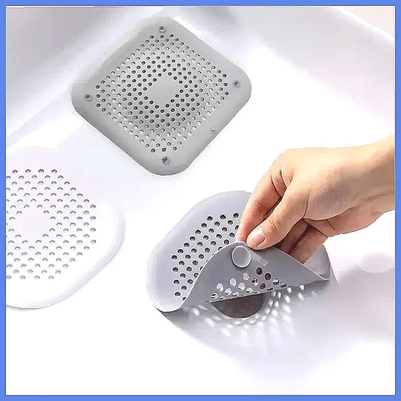 Silicone Shower Drain Hair Catcher Bathtub Sink Strainer Stopper for Kitchen Bathroom Floor Sewer