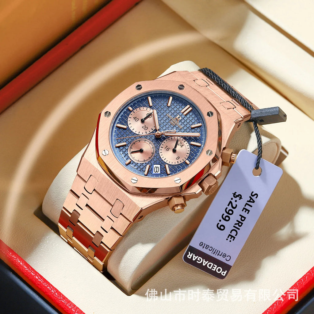 The brand's luxury men's watch new waterproof luminous luxury watch is a hot seller