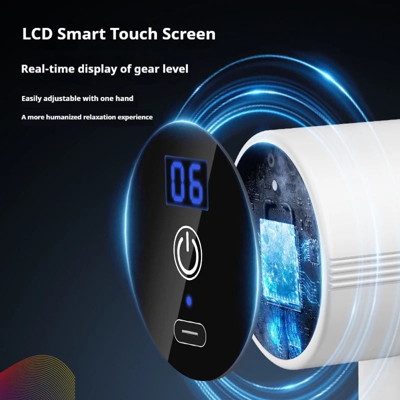 Strictly select new professional muscle relaxation impact massager mini portable USB charging fascia gun gift