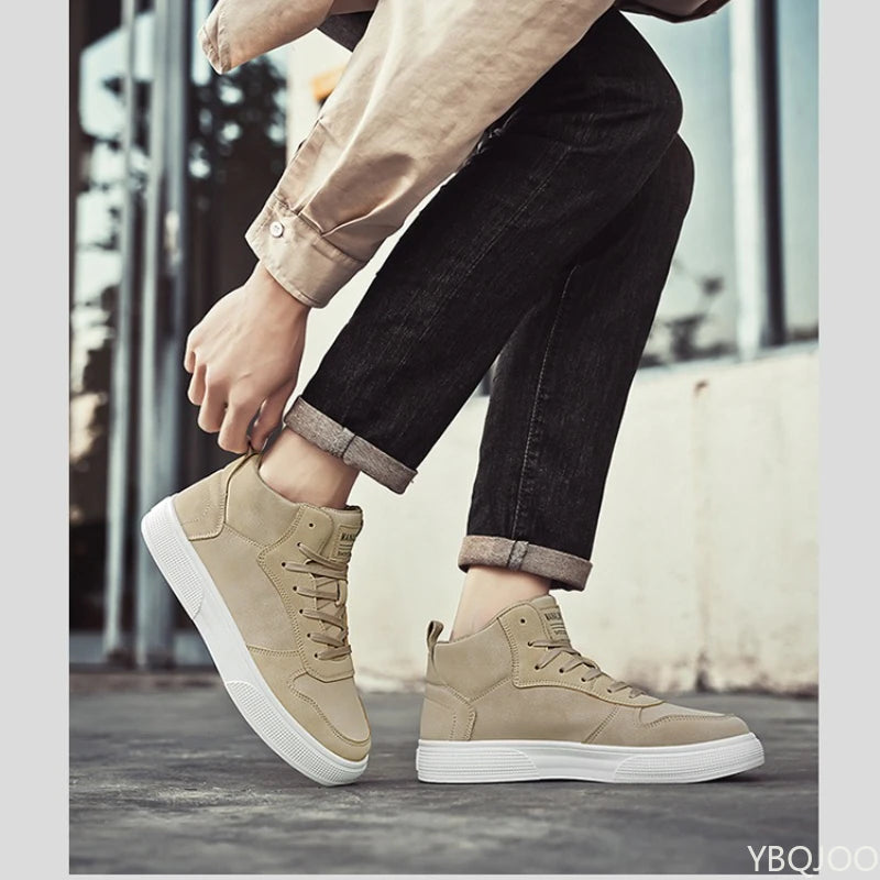 Spring summer new minimalist men's platform shoes fashionable versatile men's sneakers casual comfortable sports shoes