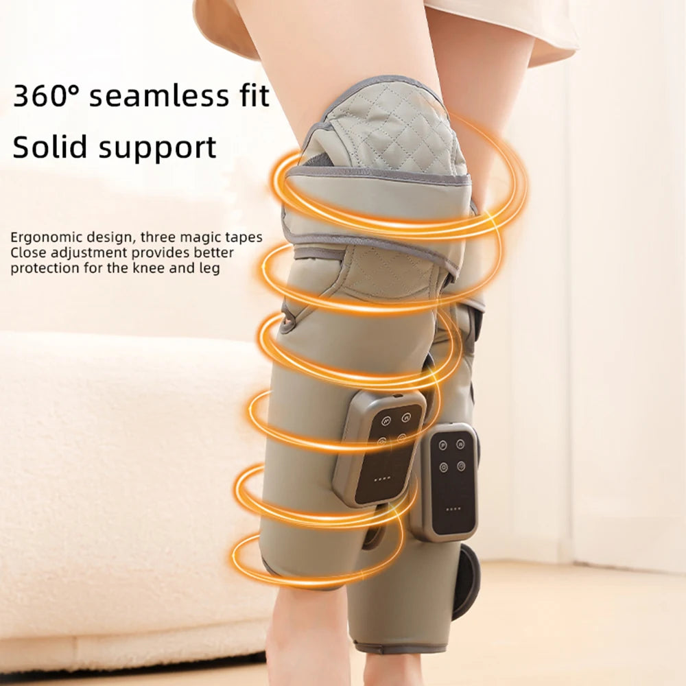 1/2PCS Cordless Knee & Calf Massager with Heat - 3-in-1, Heating & Massage Device, 2500mAh, Portable Leg Massager for Men&Women