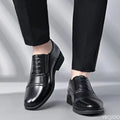 Fashionable Men's Daily Comfortable Business Office Formal Shoes Low Cut Round Toe Multifunctional Men's Wedding Shoe