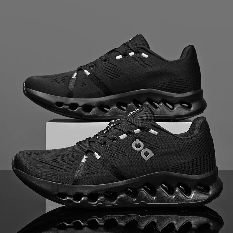 New men's sports shoes breathable mesh shoes casual shoes outdoor running shoes with cushioning and lightweight design