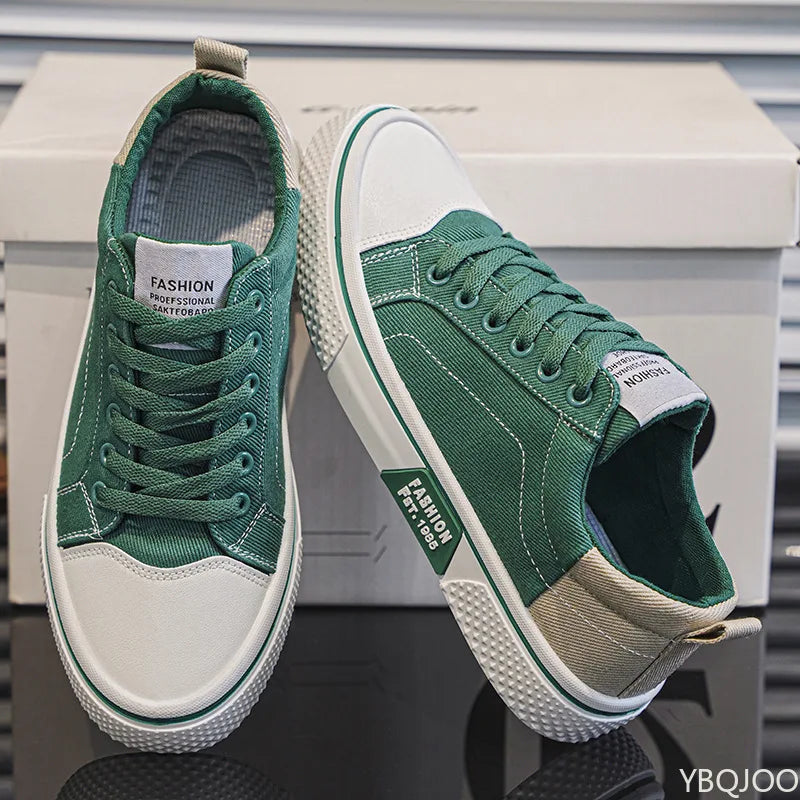 Lightweight breathable Men Shoes New Canvas Shoes Comfortable Plus Size Wear Resistant Fashionable Men Casual Sneakers