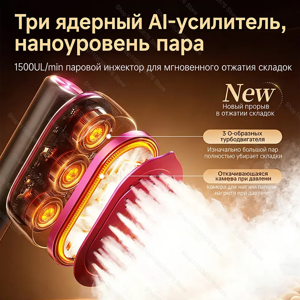 NEW Portable Steam Iron Garment Steamer Portable Mini for Clothes Fast Heating Travel Garment Fabric Handheld Clothes Iron
