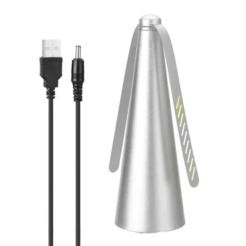 Electric Insect Repellent Fan: USB/Battery Powered Tabletop Fly Killer for Kitchen Outdoor Food Safety Device