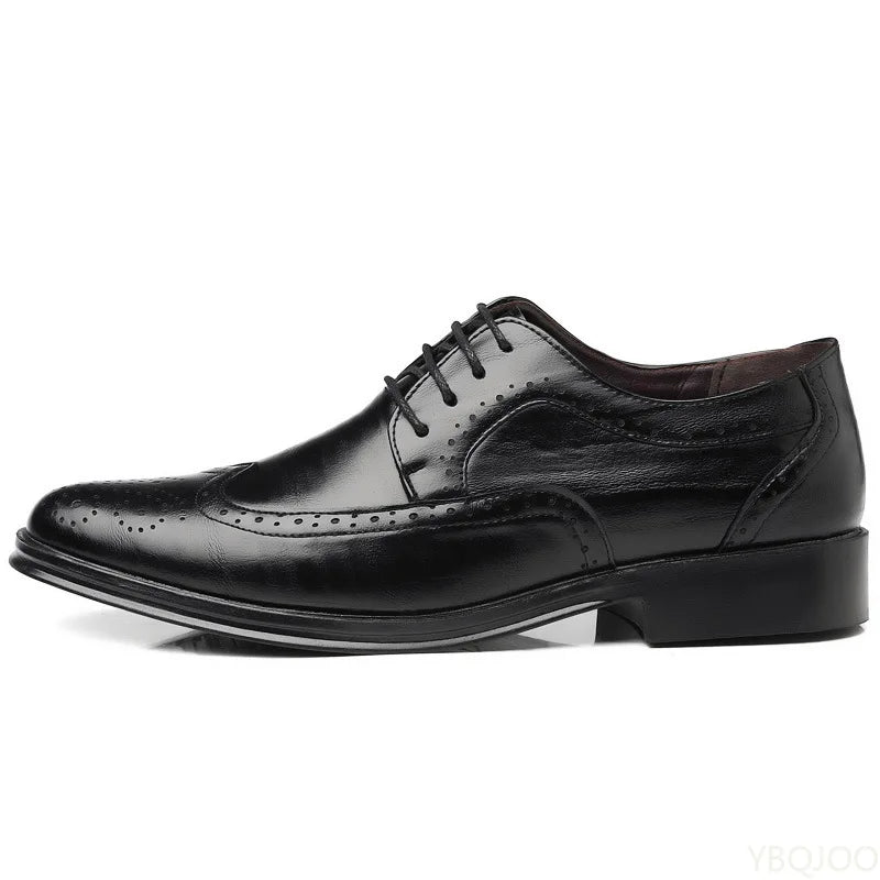 Fashionable men's office formal shoes low cut daily comfortable pointed multifunctional men's wedding men's shoes