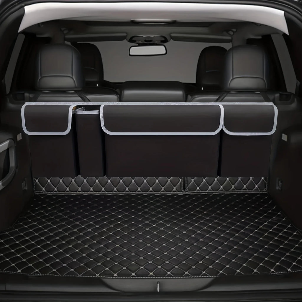 Versatile Oxford Cloth Car Trunk Storage Bag Rear Seat Back Hanging Vehicle Organizer Box for Automobile Interior