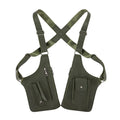 Retro Anti-theft Storage Vest Bag Multi-Pocket Leather Hidden Underarm Shoulder Concealed Multifunction Crossbody Bags Men Woman