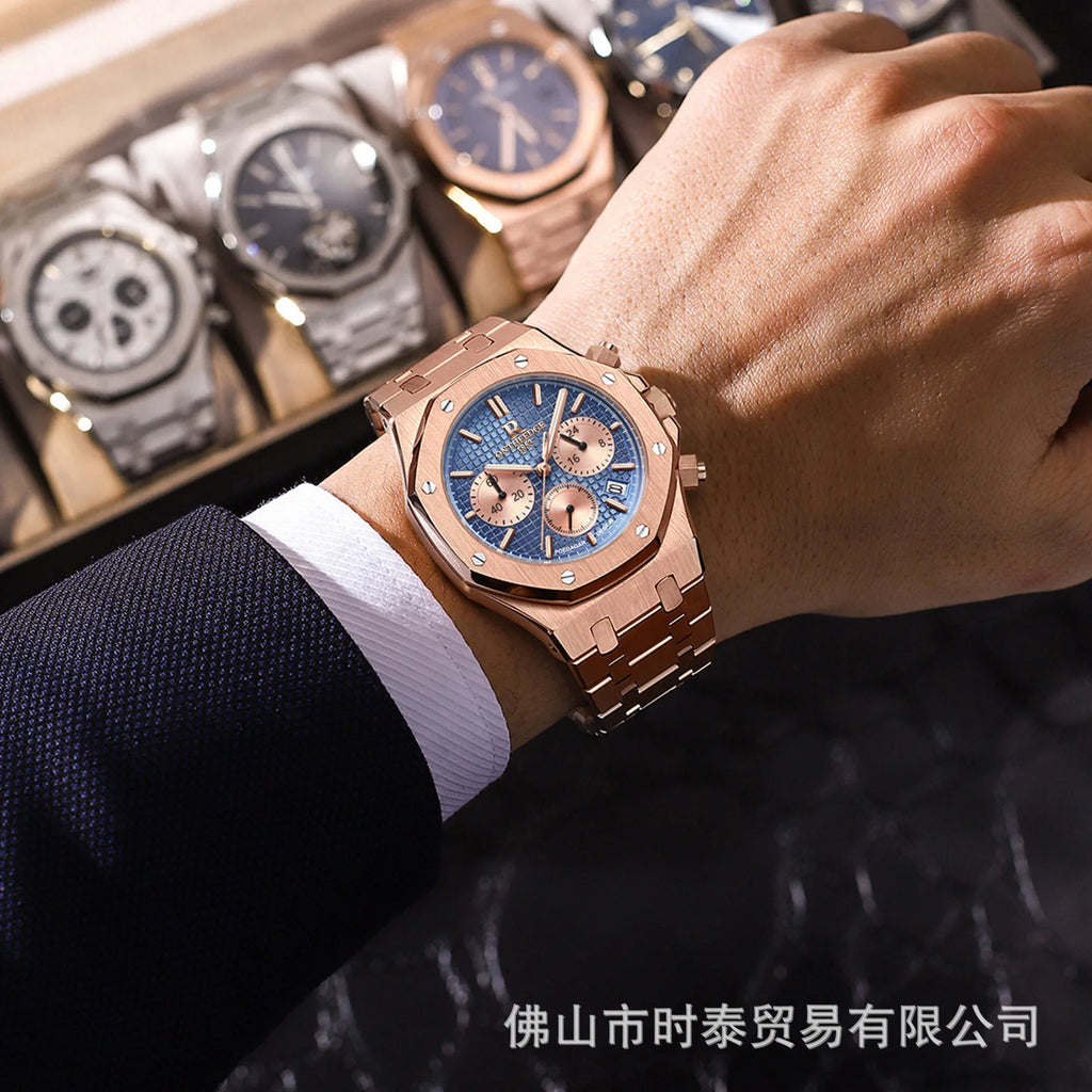The brand's luxury men's watch new waterproof luminous luxury watch is a hot seller