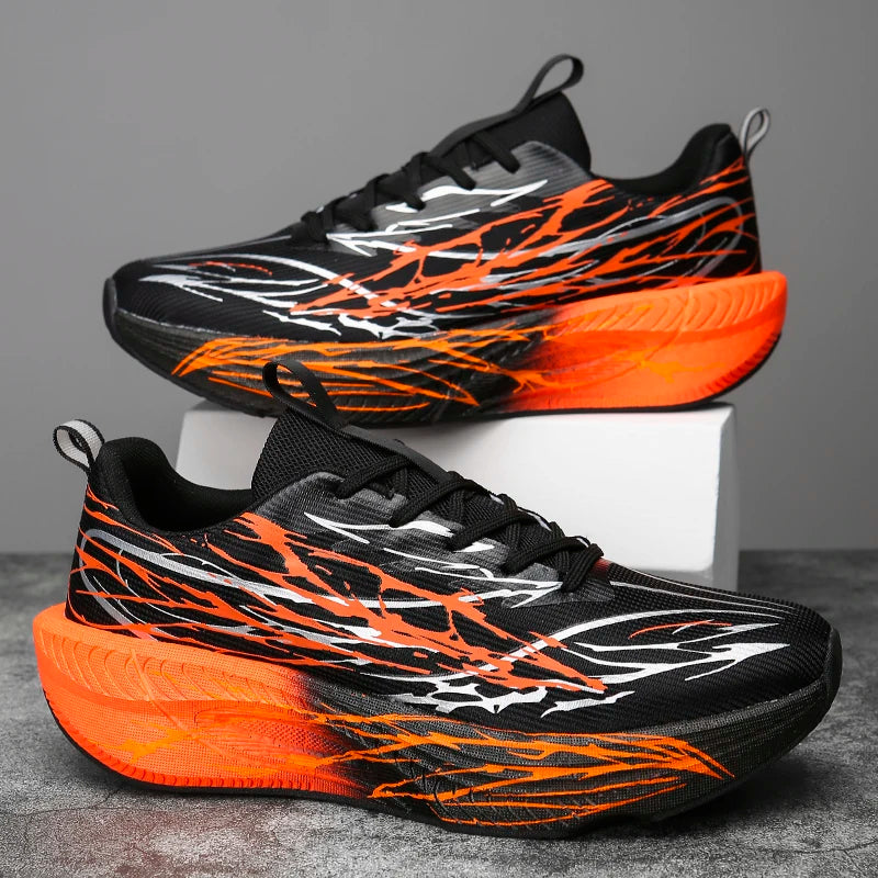 Unisex Running Shoes Women Carbon Board Speciality Marathon Shoes Men Sports Breathable Lightweight Technology Running Sneakers