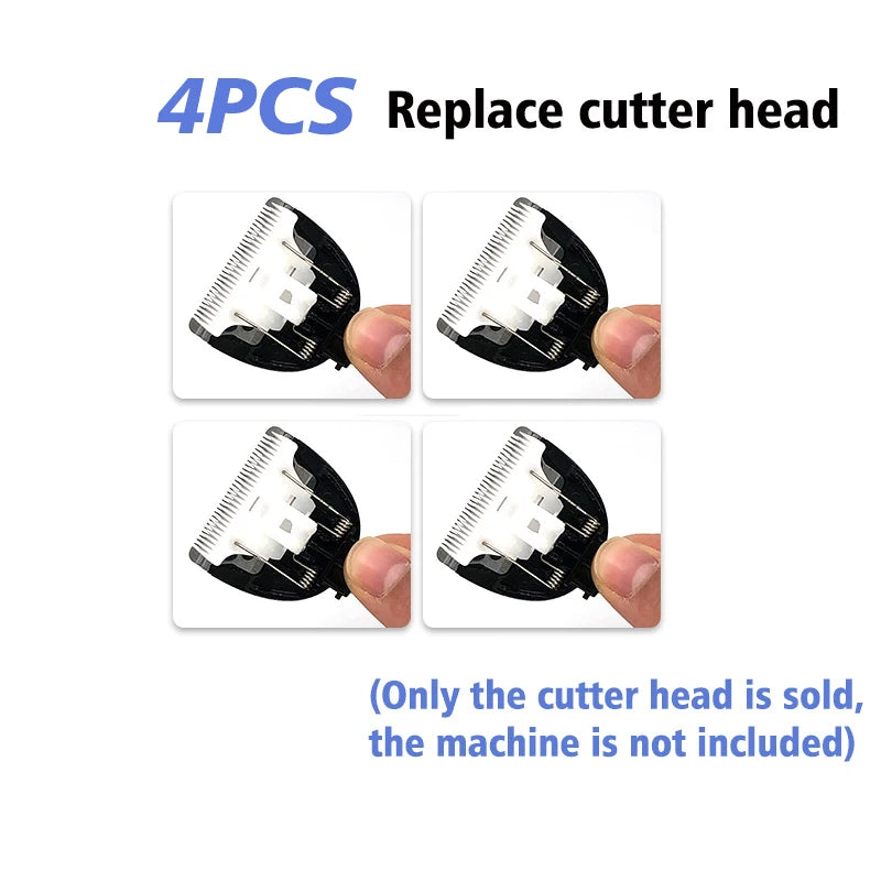 Hair Grooming Trimmer Head Clipper Blade Cutter Shaver Universal Accessories Original Ceramic Titanium Replacement Blade