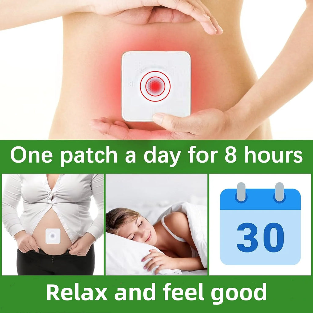 30/20/10 Abdominal Patch - Breathable, Sweatproof, Waterproof Body Care Patch - Natural Abdominal Patch for Abdominal Comfort
