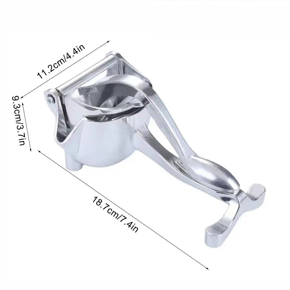 1pc Manual Juice Squeezer Aluminum Alloy Hand Pressure Juicer Pomegranate Orange Lemon Sugar Cane Juice Bar Kitchen Fruit Tool