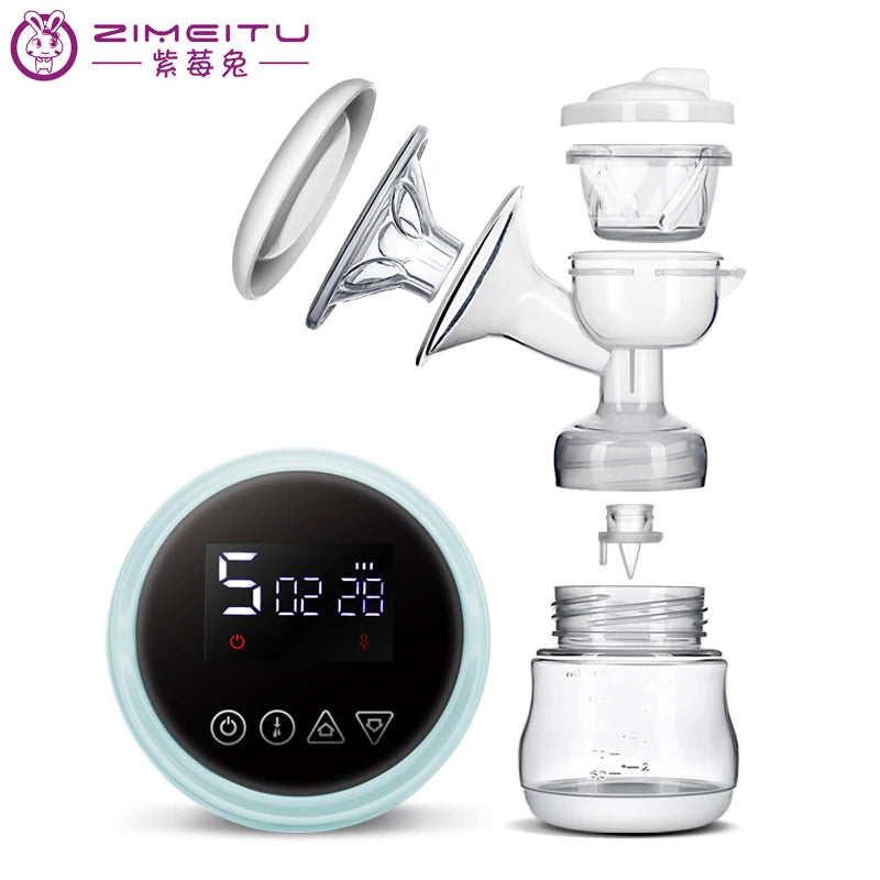 USB BPA Free Electric Double Breast Pump with Nursing Pads And Breast Milk Storage Set Baby Feeding Gift Set