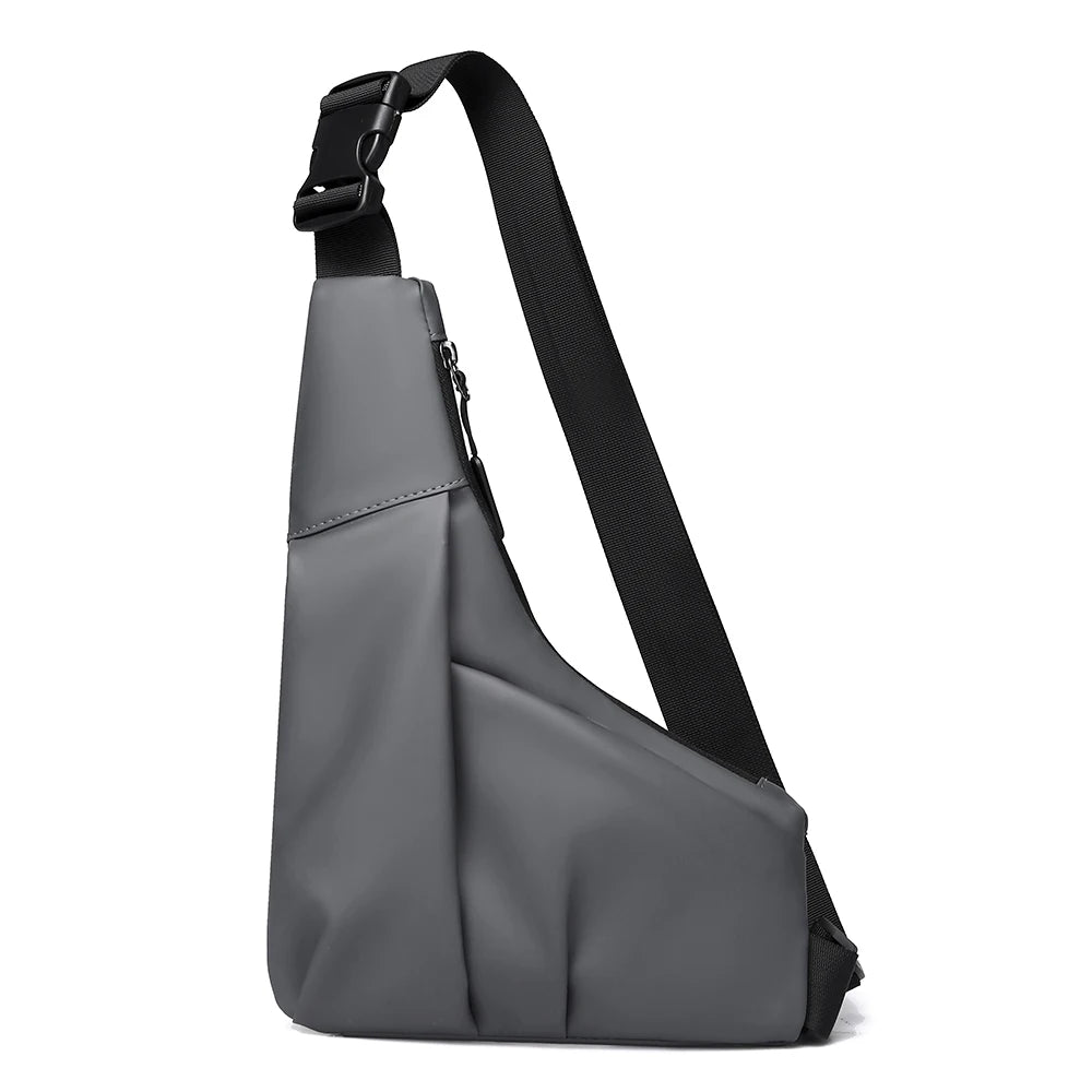 Anti-Theft Triangle cross Bag with Adjustable Strap - Casual Chest Bag for Men,Ideal for Outdoor Activities,Commuting,Travel