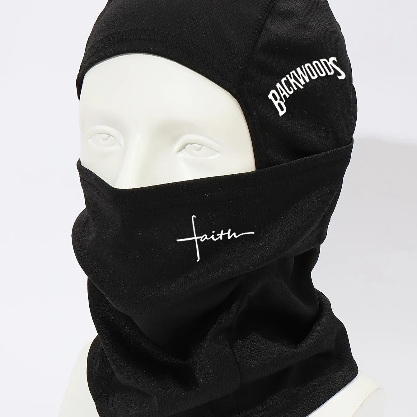 BackWOODS printed balaclava hat windproof  dustproof breathable - unisex outdoor sports full face mask