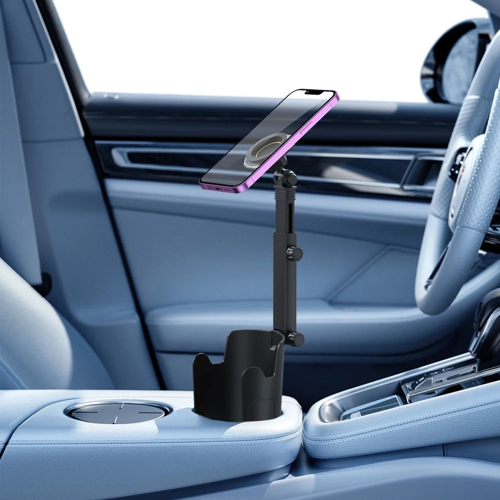 Car 2-1 Mobile Phone Holder Cup Holder Mobile Phone Holder Vertical Horizontal Rotation Universal Drink Holder