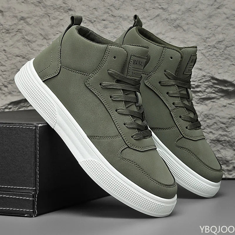 Spring summer new minimalist men's platform shoes fashionable versatile men's sneakers casual comfortable sports shoes