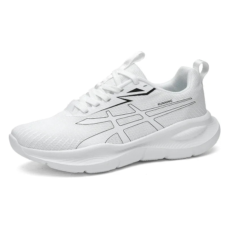 Men's Women EVA Mesh Upper Breathable Running Shoes Soft Shock Absorbing Sports Shoes Unisex Sneakers Lightweight Footwear