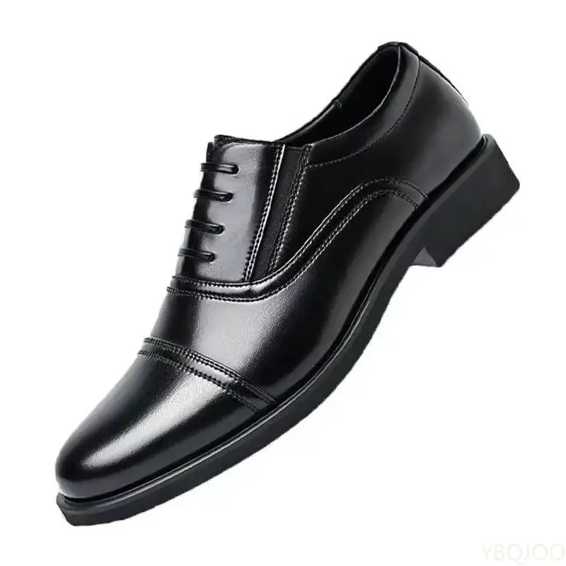 Fashionable Men's Daily Comfortable Business Office Formal Shoes Low Cut Round Toe Multifunctional Men's Wedding Shoe