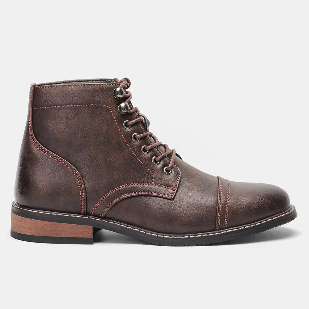 Boots Men Fashion Comfortable Casual Retro 2026 Brand Ankle Boots #KD6655