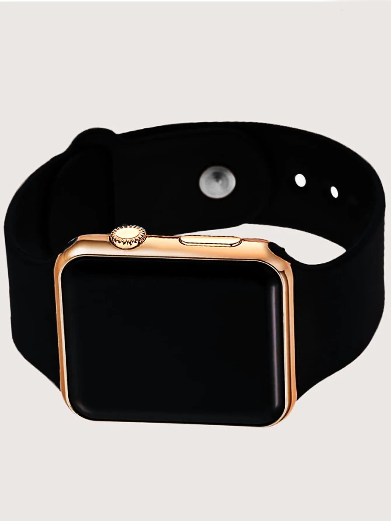 Men's LED Square Watch And Jewelry Set Birthday Gift Non-Smartwatch Box Not Included