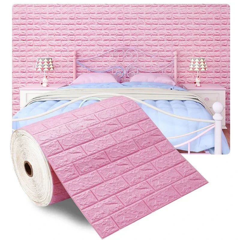 3D Wallpaper Decoration Self-adhesive Antique Foam Brick Wallpaper Living Room Bedroom Waterproof 3d Wall Sticker