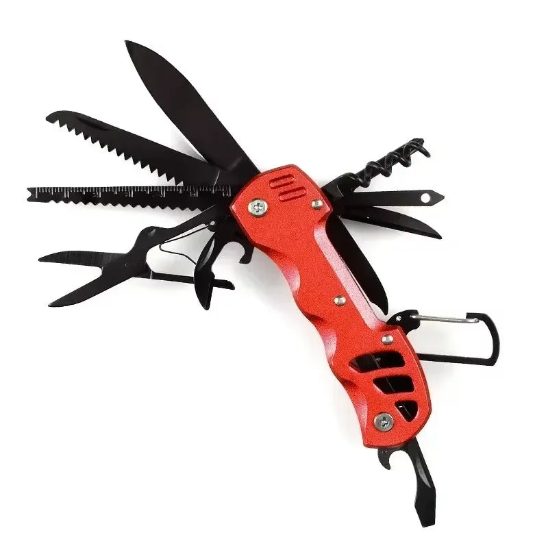 Multifunctional Folding Pocket Knife Portable Stainless Steel Outdoor Camping Emergency Tool Survival Gear