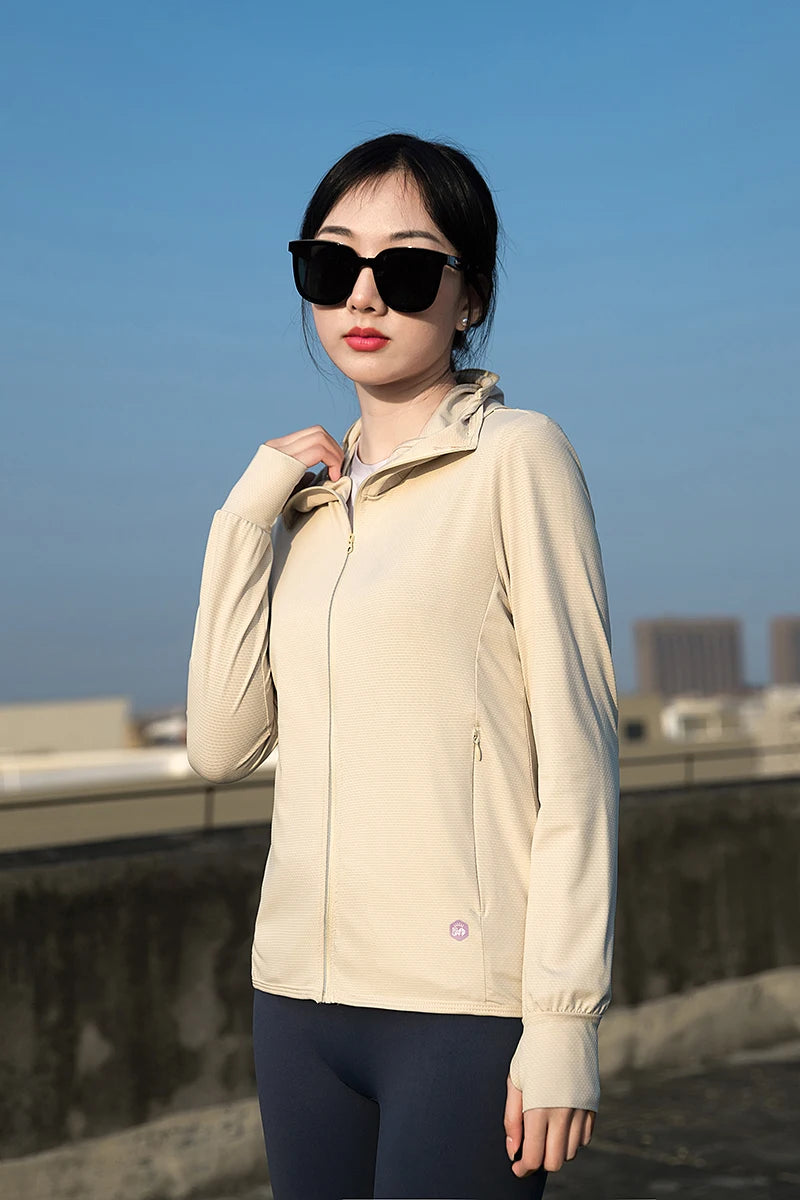  Summer Thin Couple Sports Leisure Sunscreen Clothing Comfortable High Quality Ice Silk Breathable Outdoor UV Protection Coat