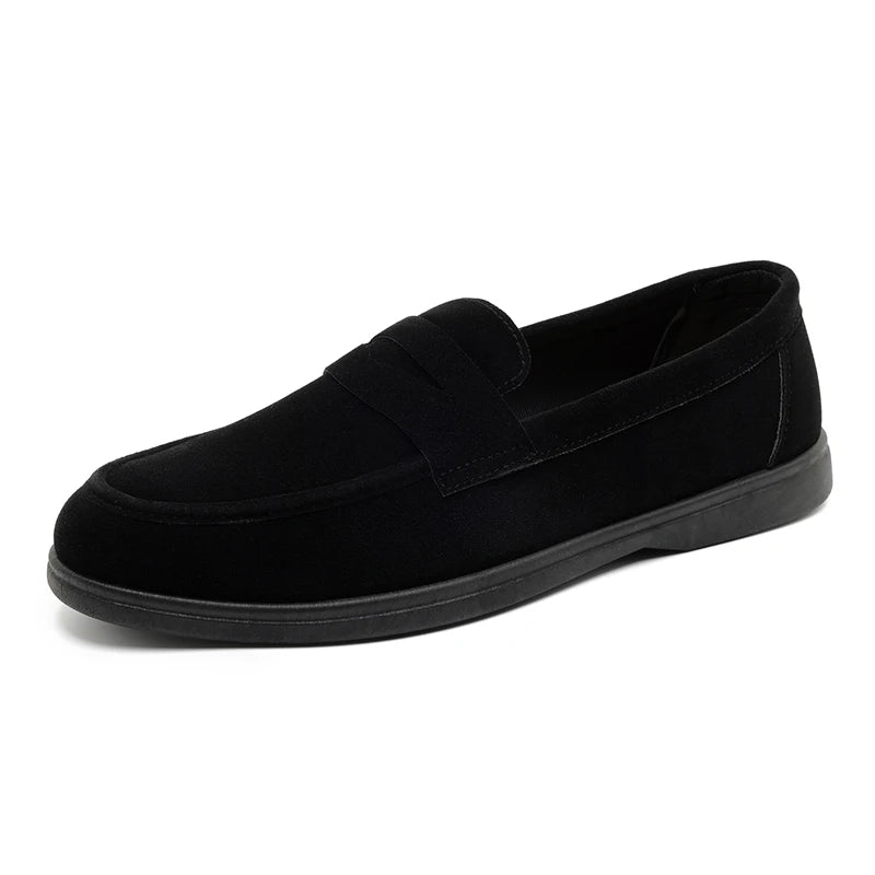 Men's Slip On Loafers Preppy Lightweight Breathable Comfort Outdoor Flats Non Slip Soft Sole Casual Daily Walking Shoes