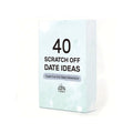 40 Date Ideas Scratch Cards – Romantic Couple Date Night Gift For Him, Engagement, Bridal Shower And Anniversary