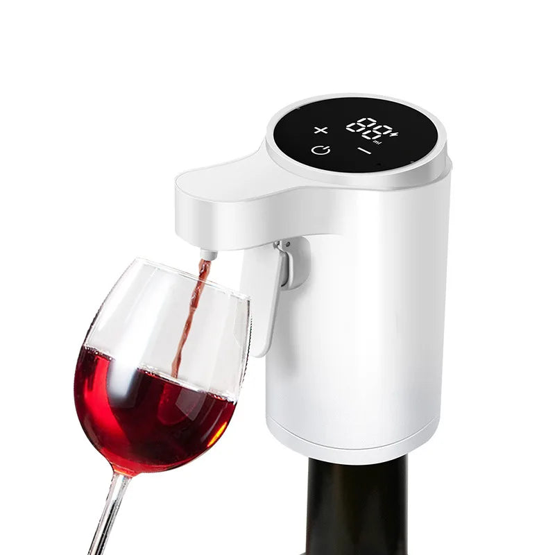 Automatic Wine Dispenser Smart Sensor Wine Pump with Touch-Lever Control for Red Wine Whiskey Liquor - Electric Decanter