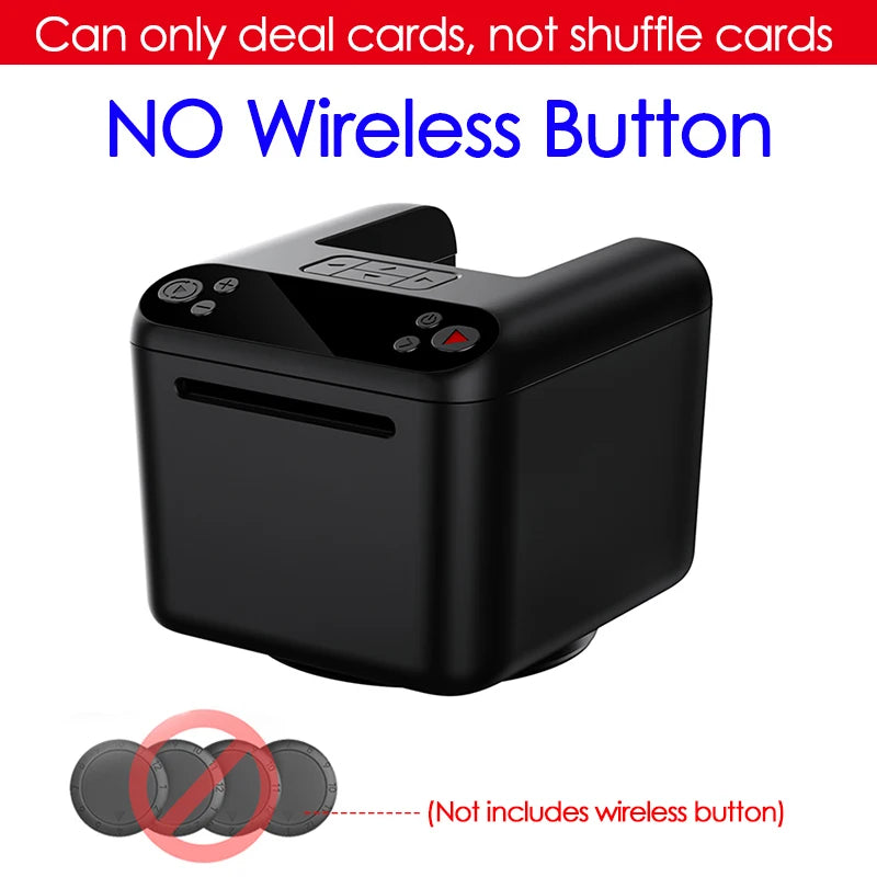 Smart Automatic Card Dealing Machine 360° Rotating Playing Cards Dispenser Poker Device 5000mAh for 2-12 Player Party Games
