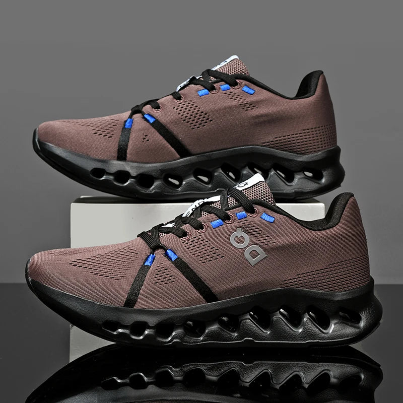 New men's sports shoes breathable mesh shoes casual shoes outdoor running shoes with cushioning and lightweight design